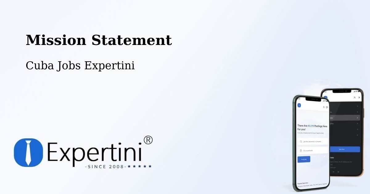 Corporate Mission – Minas - Cuba Jobs Expertini