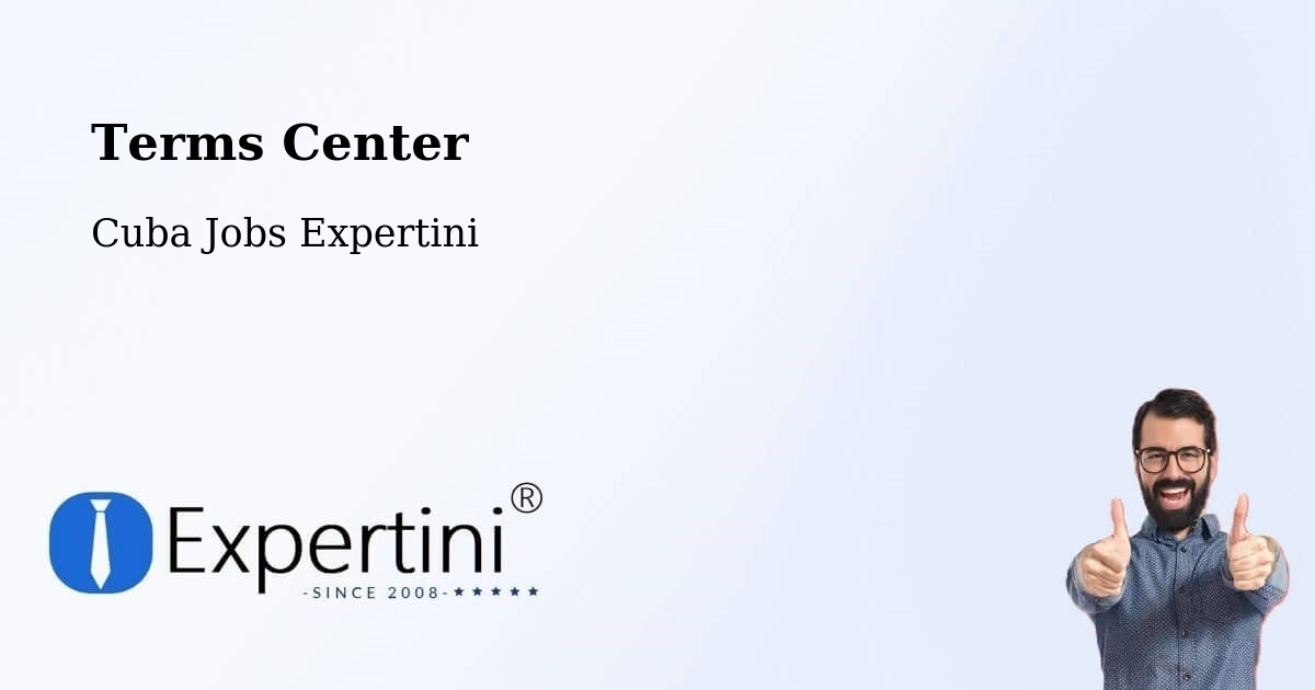 Terms of Service – Minas - Cuba Jobs Expertini